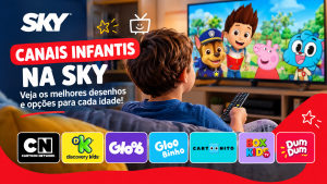 programação infantil da SKY